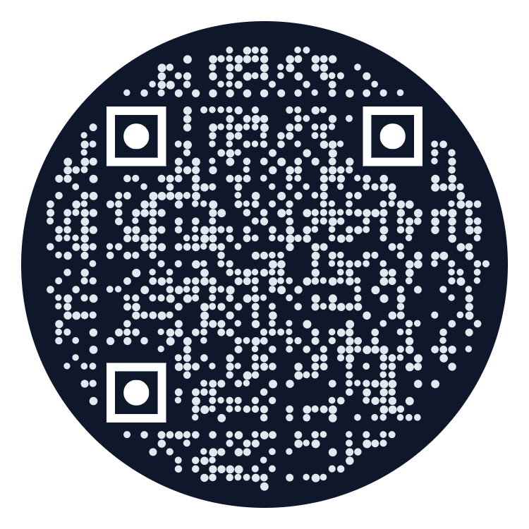 Example branded QR code generated with GigaQR for campaign landing pages